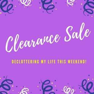 Slashing prices! Clearing out!